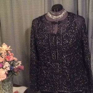 Gorgeous mesh dinner jacket